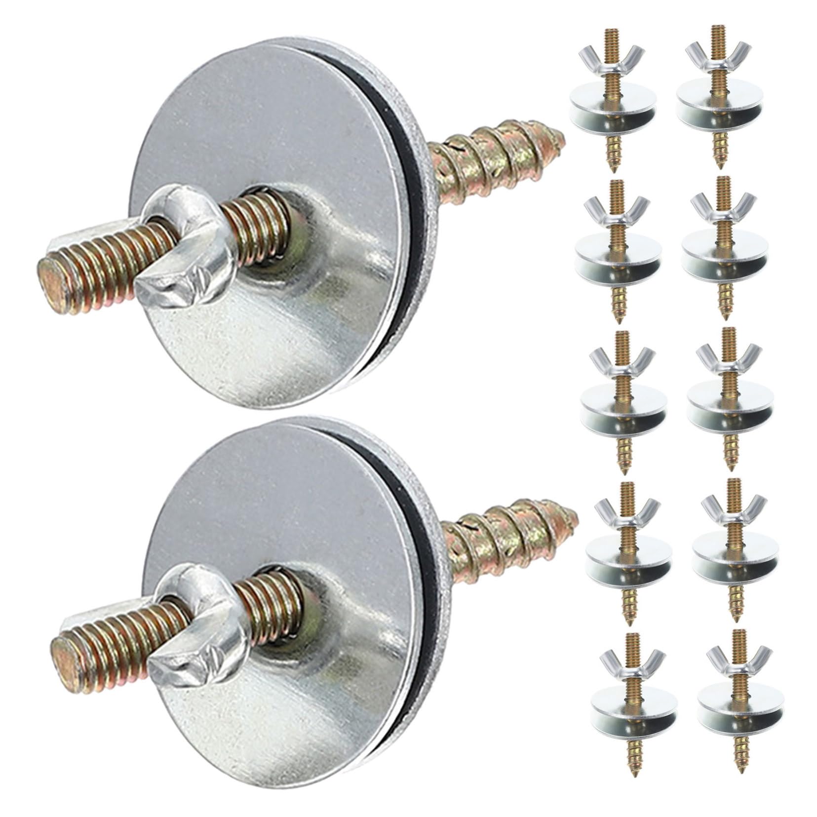 SHINEOFI 30 Tornillos De Fijación para Jaulas De Mascotas Tuercas Tornillos De Montaje para Comederos De Pájaros Sujetadores para Jaulas De Pájaros