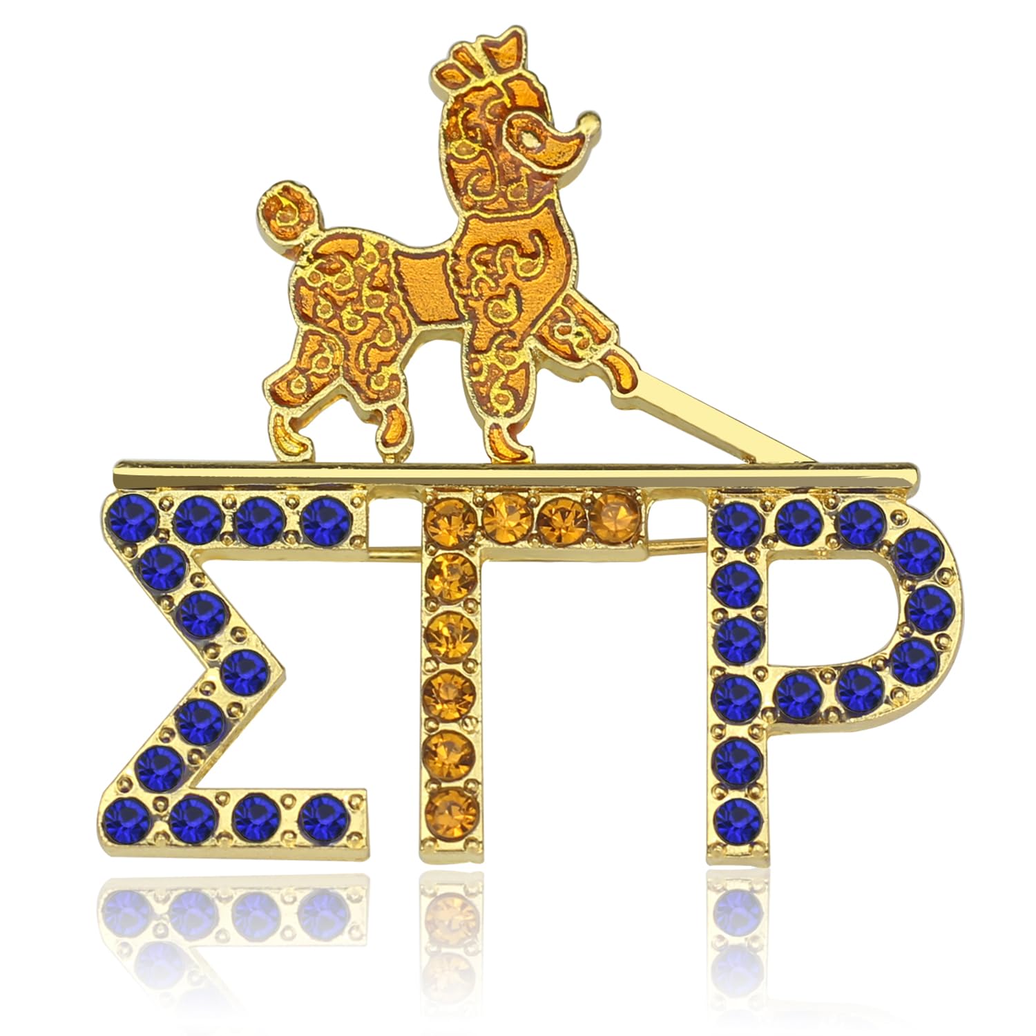 Rhinestone SGRho Sorority Brooch Pin for Women Sigmaa Gamma Rho Gift Greek Sorority Jewelry Paraphernalia Gift for Soror