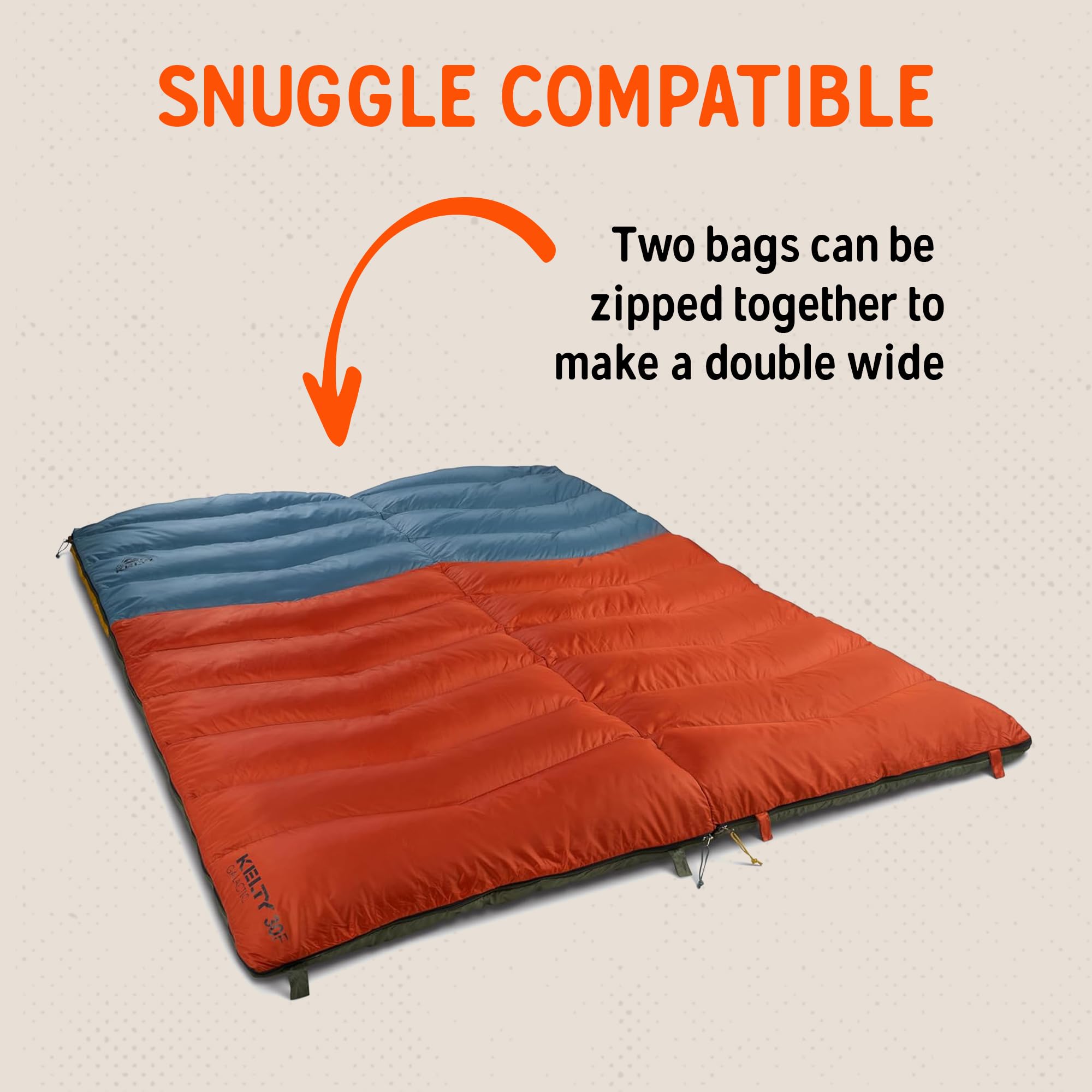 Amazon.co.jp: Kelty Galactic Down 30 Degree Sleeping Bag 550 Fill