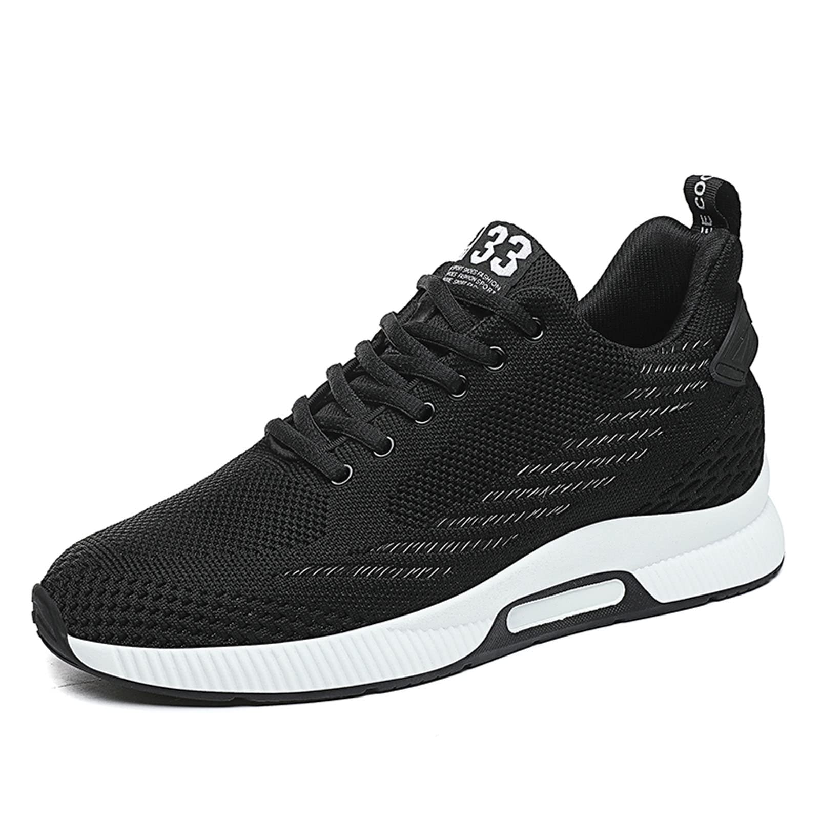 Meidiastra Zapatos de elevación para Hombre de Malla Zapatos Deportivos y de Senderismo al Aire Libre - Tacón de 6 cm