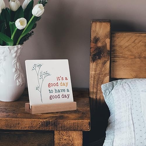 Miniatura 3 de Decoración positiva para oficina en casa, regalos motivacionales para mujeres, letrero It's a Good Day arte decorativo inspiracional de escritorio,