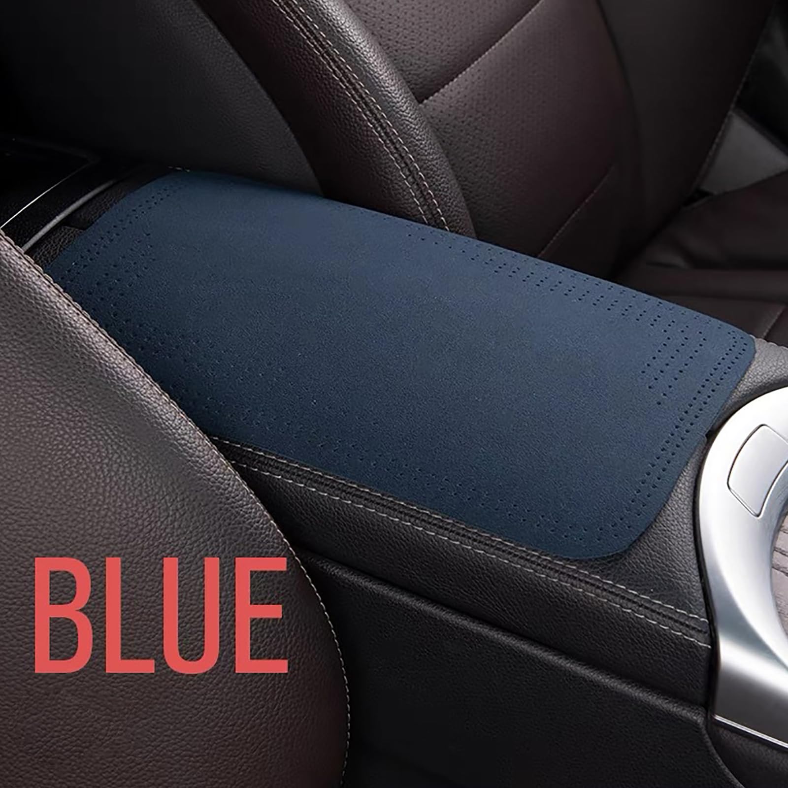 Tapis D’Accoudoir Central Pour Voiture SUV – Lavable, Relief, Plusieurs Couleurs, Environ 30x19 Cm