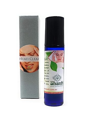 Roll On Head Clear Essential Oils Aromatherapy Blend useful refreshing head, mind, concentration, refreshing and relaxing