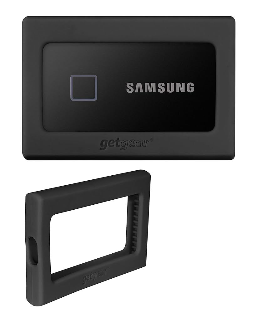 Amazon.com: getgear Silicone Bumper for Samsung T7, T7 Touch
