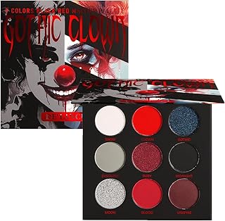 LAKSMI Paleta de maquillaje rojo payaso gótic...
