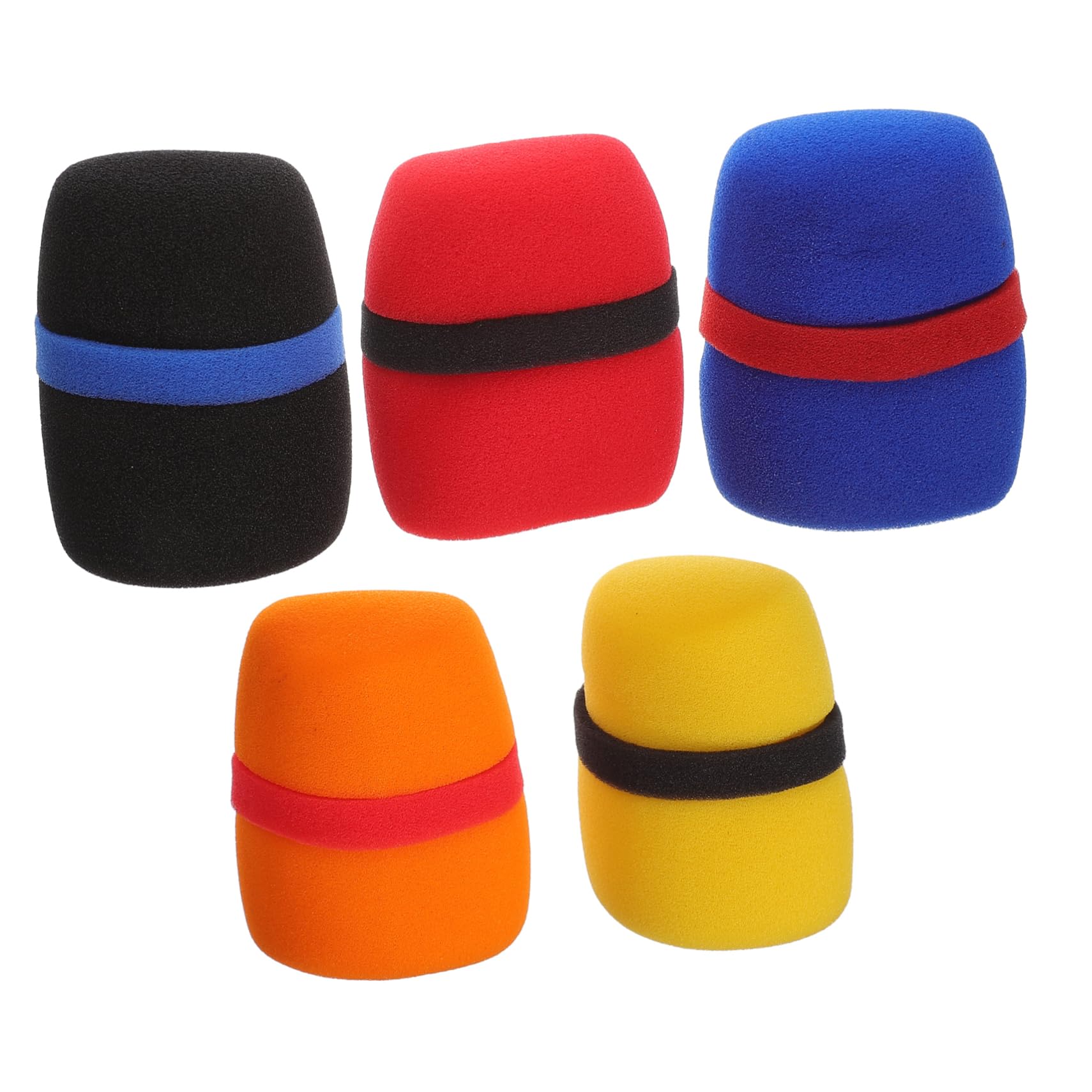 OKUMEYR 5Pcs Thickened Microphone Covers Dustproof Mic Sleeves for Handheld Microphones Recording Quality Reduce Noise
