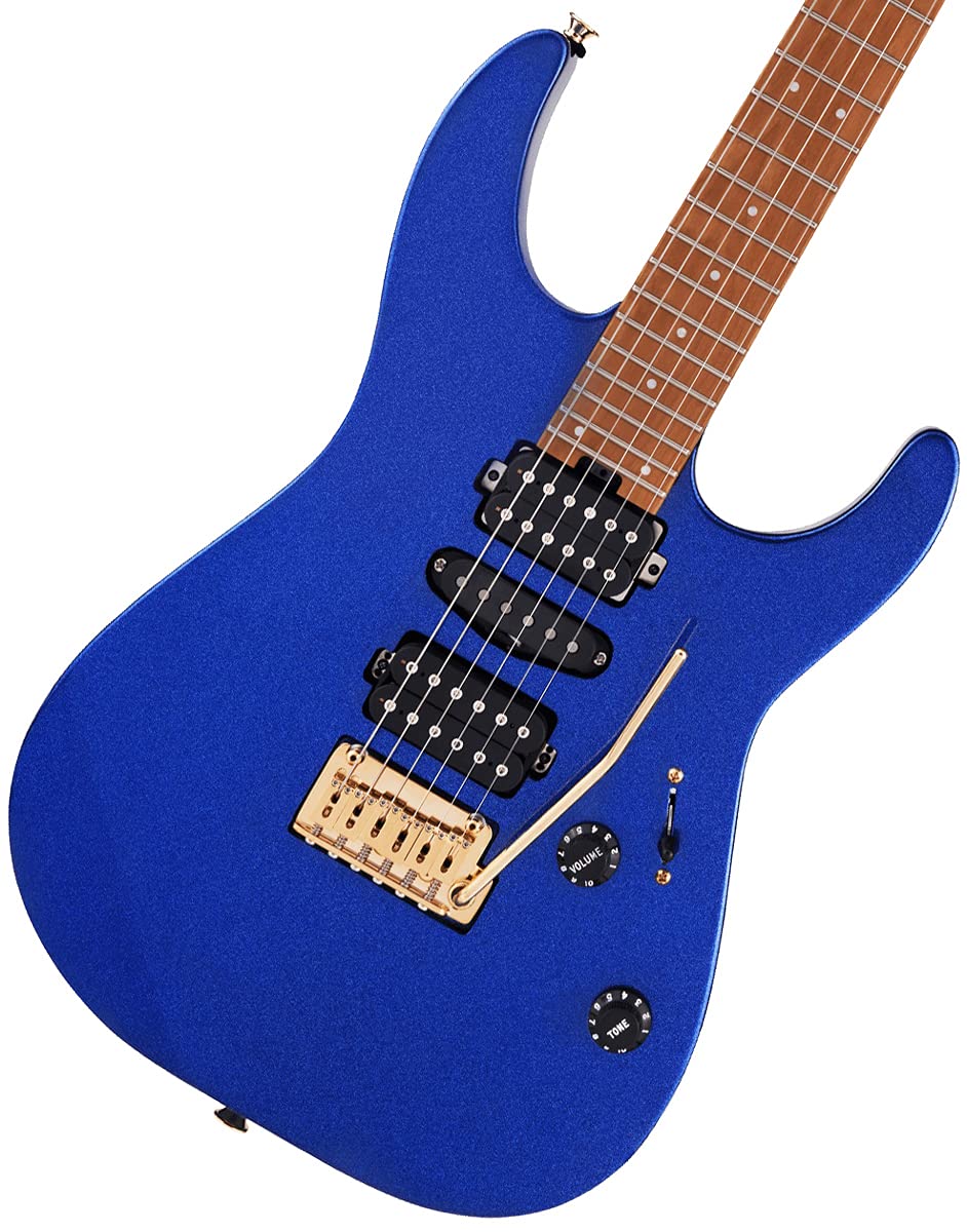 Amazon.com: Charvel Pro-Mod DK24 HSH Electric Guitar - Mystic Blue