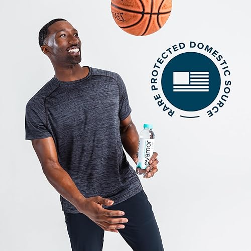 Vista 16 de Evamor Agua artesanal alcalina natural, 32 onzas (paquete de 12)