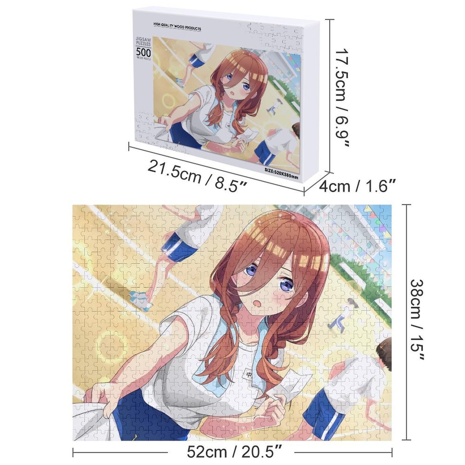 Amazon.co.jp: 五等分の花嫁 中野 三玖 ジグソーパズル アニメ 木製