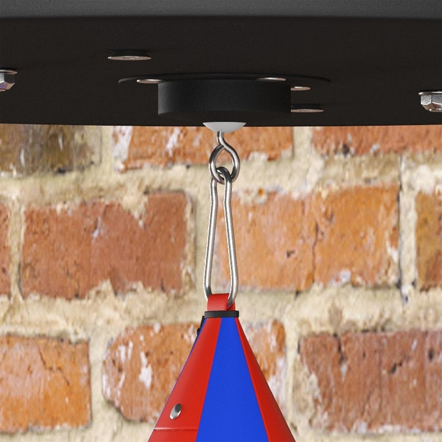 Adjustable Speed Bag Platform, Wall Mounted Punching Bag with 360-Degree Swivel for Home Fitness