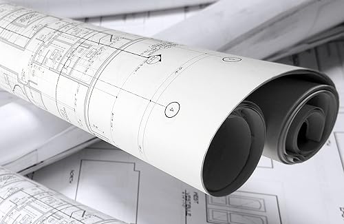 Miniatura 8 de Papel trazador Bond 20 libras sin revestimiento 24 pulgadas x 150 pies núcleo de 2 pulgadas Caja de 2 rollos