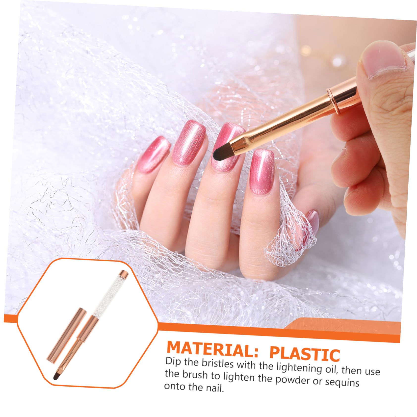 Healeved 5pezzi Pennarello Per Unghie Creativo Pennello Per Nail Art Gel Pennino Leggero e Riutilizzabile Per Decorazione Unghie Strumento Professionale Per Manicure Art Fine