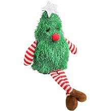 Christmas Plush Toy, Christmas Tree Shape Plush Ornament Home Decor | Table Centerpiece Fireplace Mantle for School Classroom Party Decoration