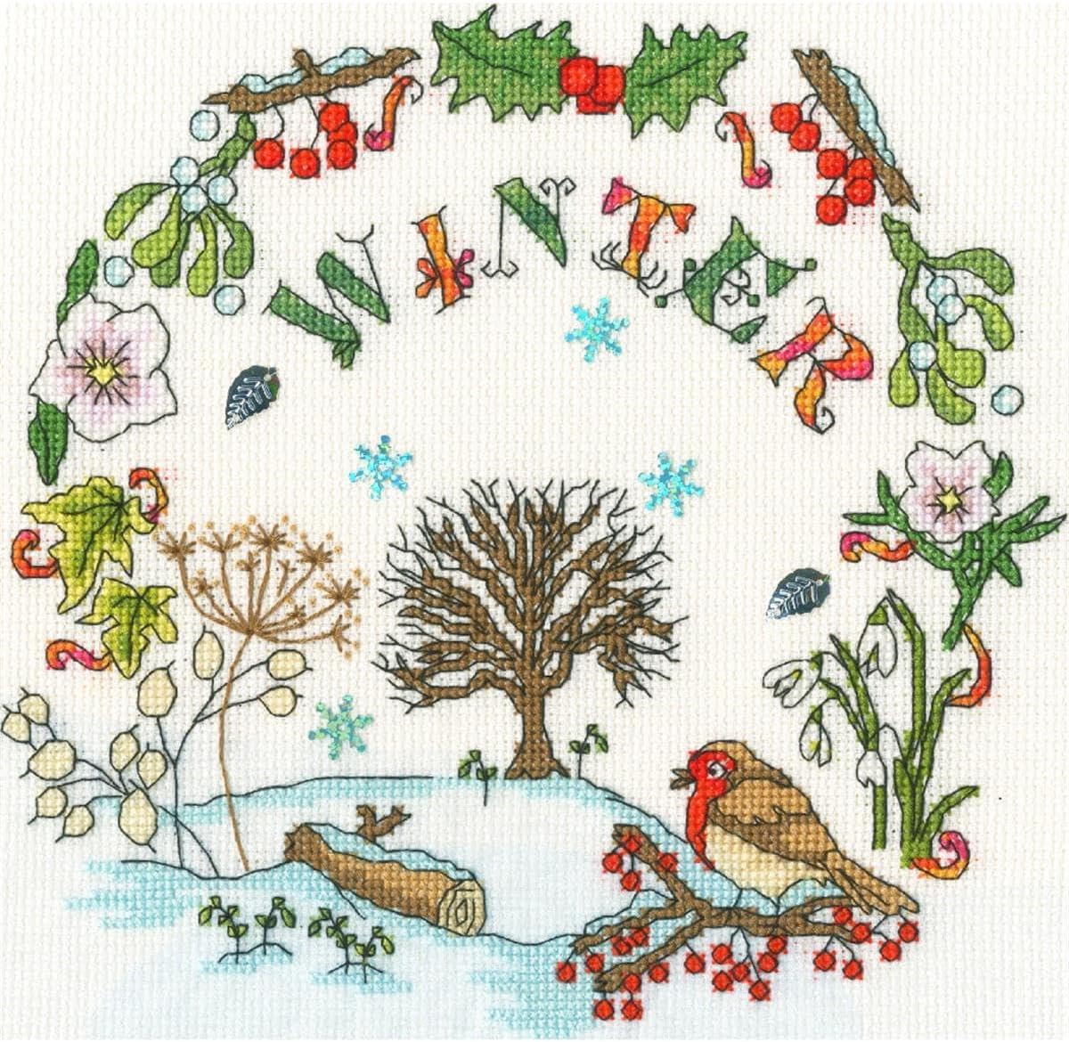 Bothy Threads Cross Stitch Kit - Winter Time