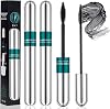 Bettinay 2PCS 4D Waterproof Silk Fiber Lash Mascara, 2 in 1 Lengthening Mascara