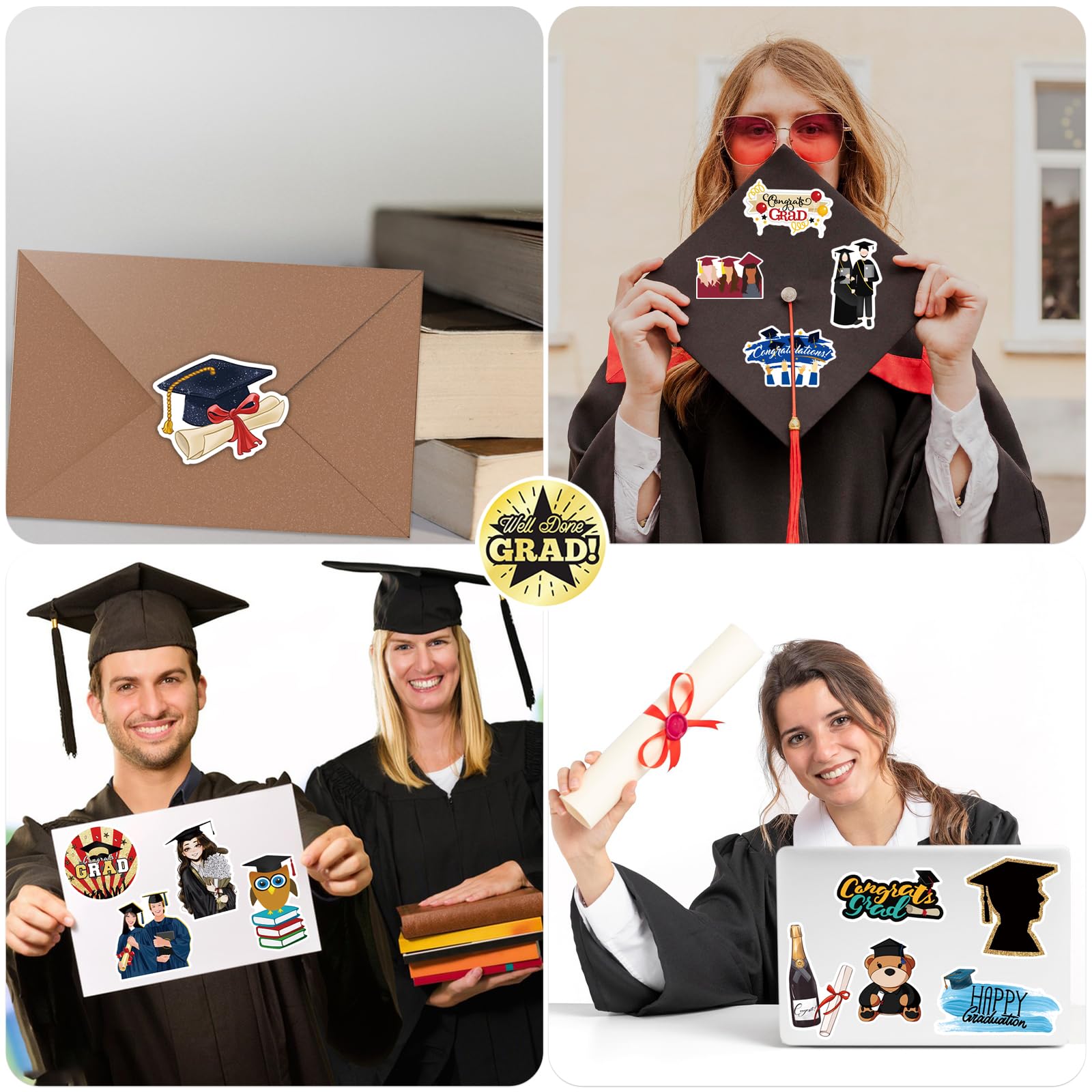 Amazon.com: XZENTIRA 104 PCS Graduation Stickers, Class of 2026
