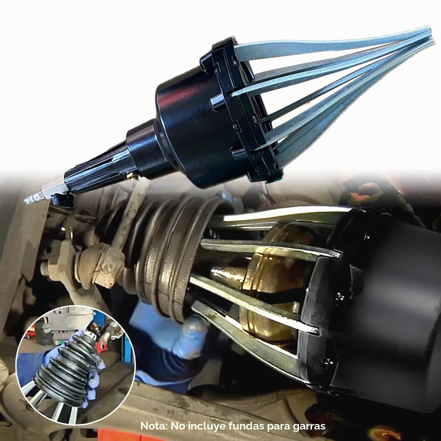 Expansor De Fuelle Peneumatic,Esparcidor De Botas De Eje 20-120 mm,Expansor Neumático De Botas De Junta Homocinética Herramientas De Instalación Universales Para Reparar Ejes De Automóviles(Negro)