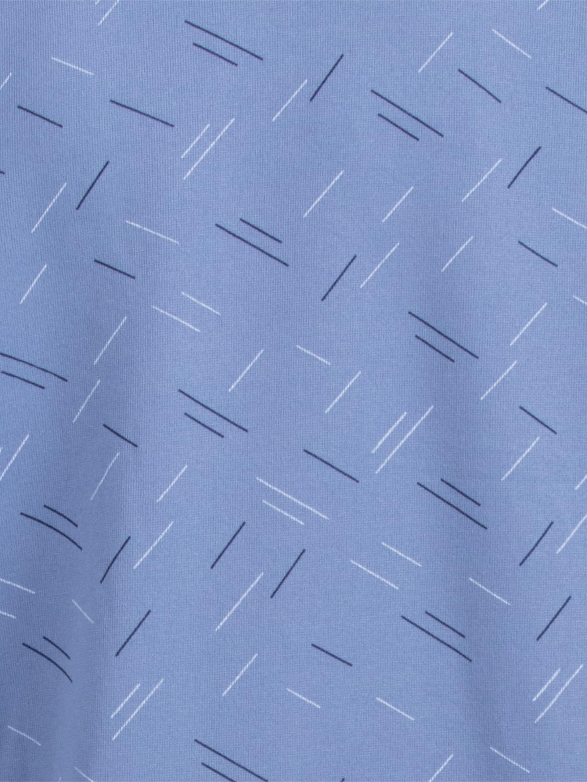 Chemise de nuit thermique à manches longues pour homme - Design lignes - Poche poitrine - Boutonnière - Taille M à 3XL