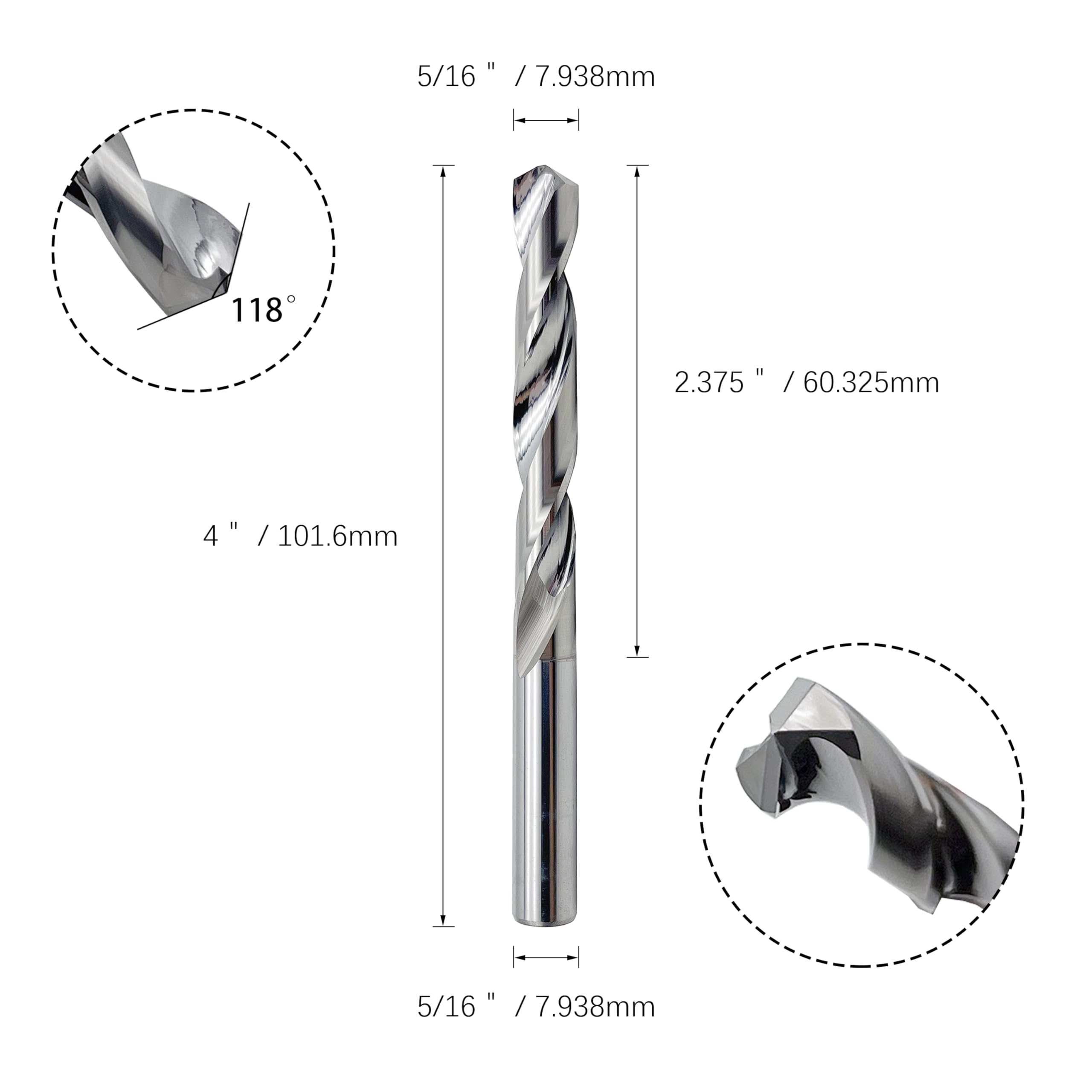 Value Collection - Drill Bit Set: Jobber Length Drill Bits, 13 Pc, 118 °, Carbide Tipped | MSC Direct - View #5
