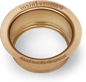 INSINKERATOR Kitchen Sink Flange for INSINKERATOR Garbage Disposal, FLG-BB, Brushed Bronze