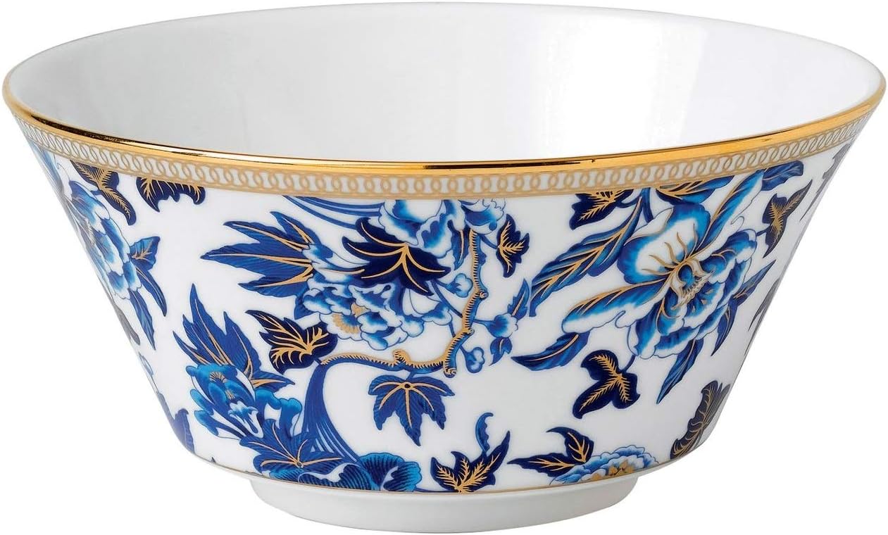 Hibiscus Blue Cereal Bowl 15cm