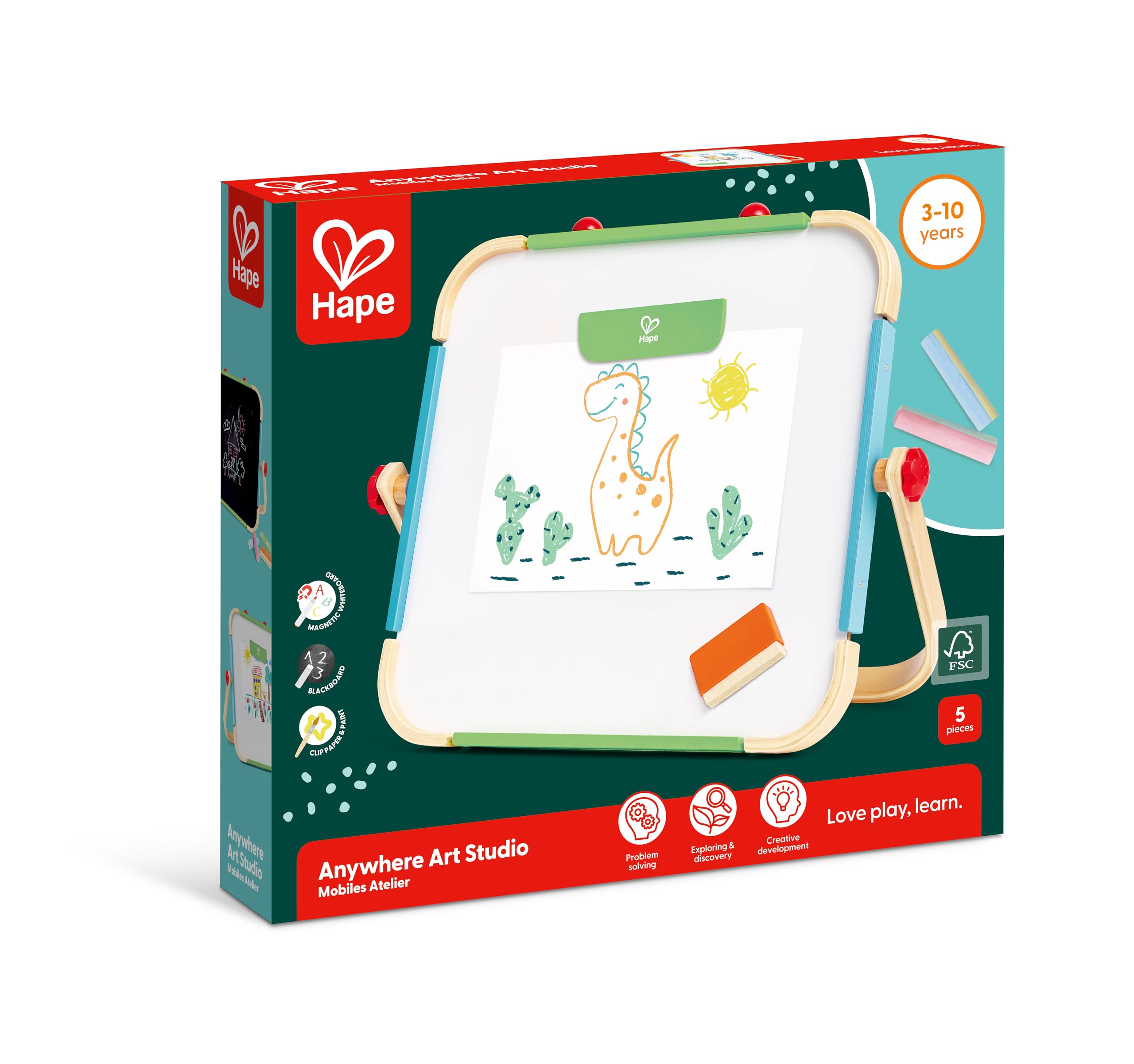 Hape - Estudio de Dibujo Portátil (Toynamics E1009)