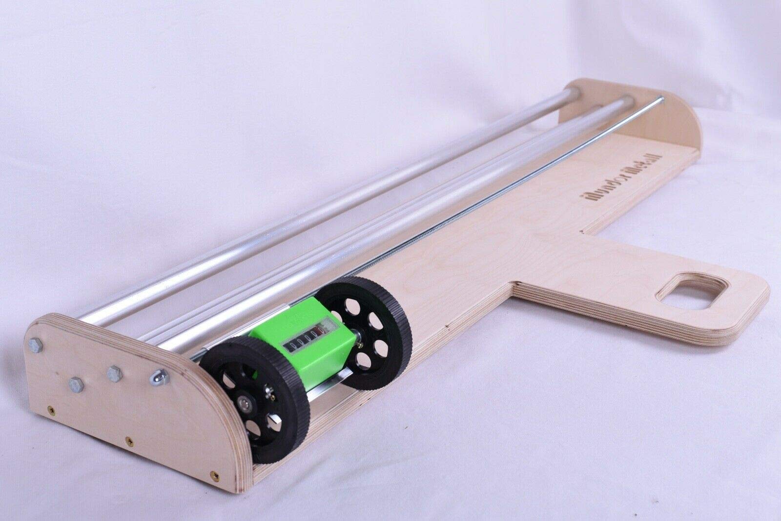 Verstelbare Hoogte 54-97 Cm A.S. Création Egelroller - Handige Nagelrol Voor Behangperforatie - Uitschuifbaar & Hoogteverstelbaar - Blauw/Zilver - 15 Cm A.S. Creation Gereedschap