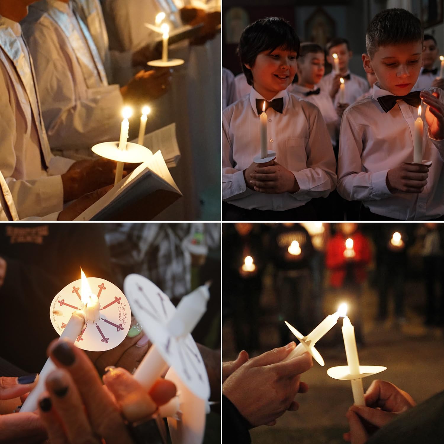 Best Vigil Candles for 2026: Ranked & Vetted 1 YOROXRG 200 pcs Church Candles with Drip Protectors for Devotional Candlelight V — product photo
