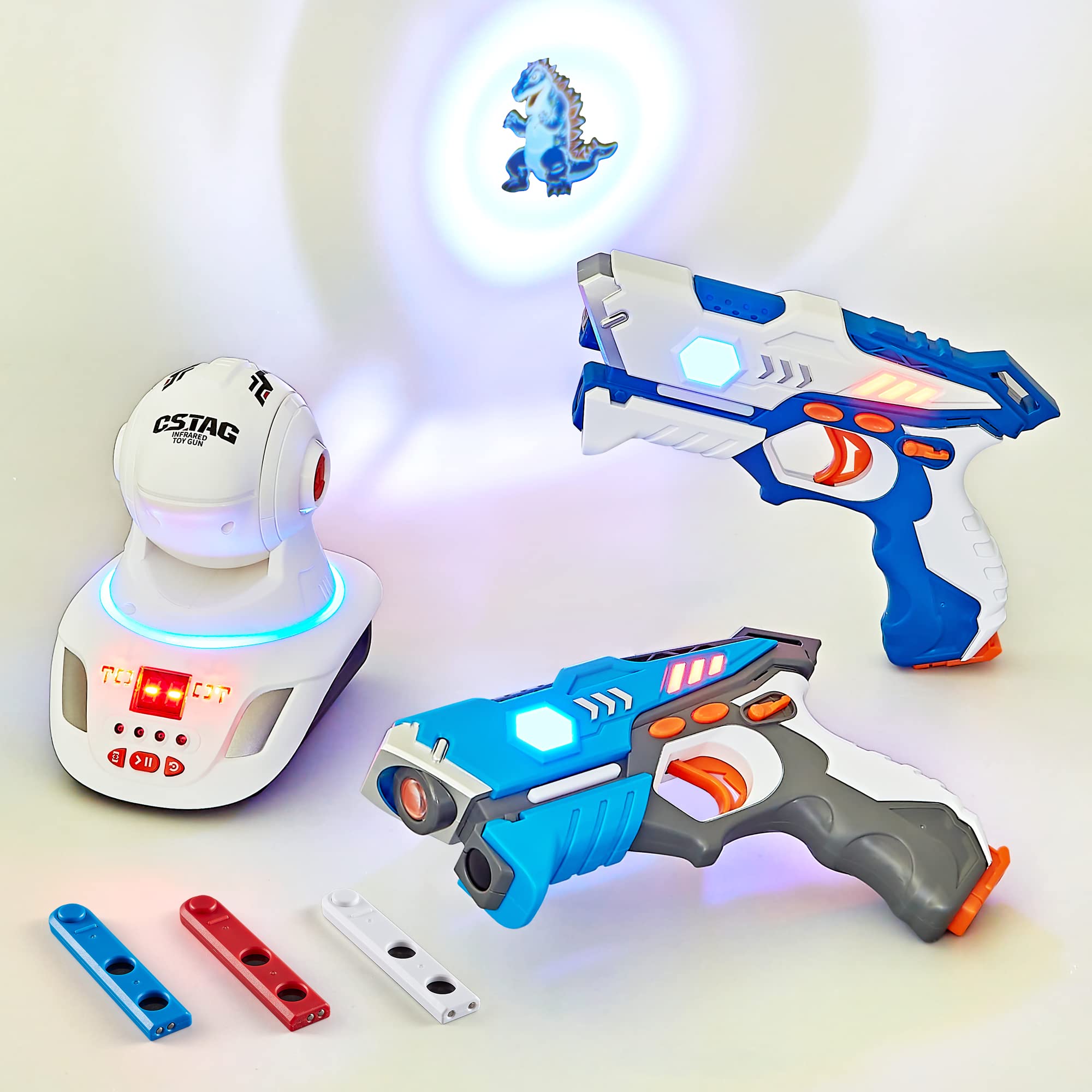 Amazon.com: Think Gizmos Infrared Laser Tag Set with Gun & Single Player Projector  Game - Laser Tag Guns Set of 2 Toy Guns, 3 Target Cartridges for Ages 4+ :  Toys & Games