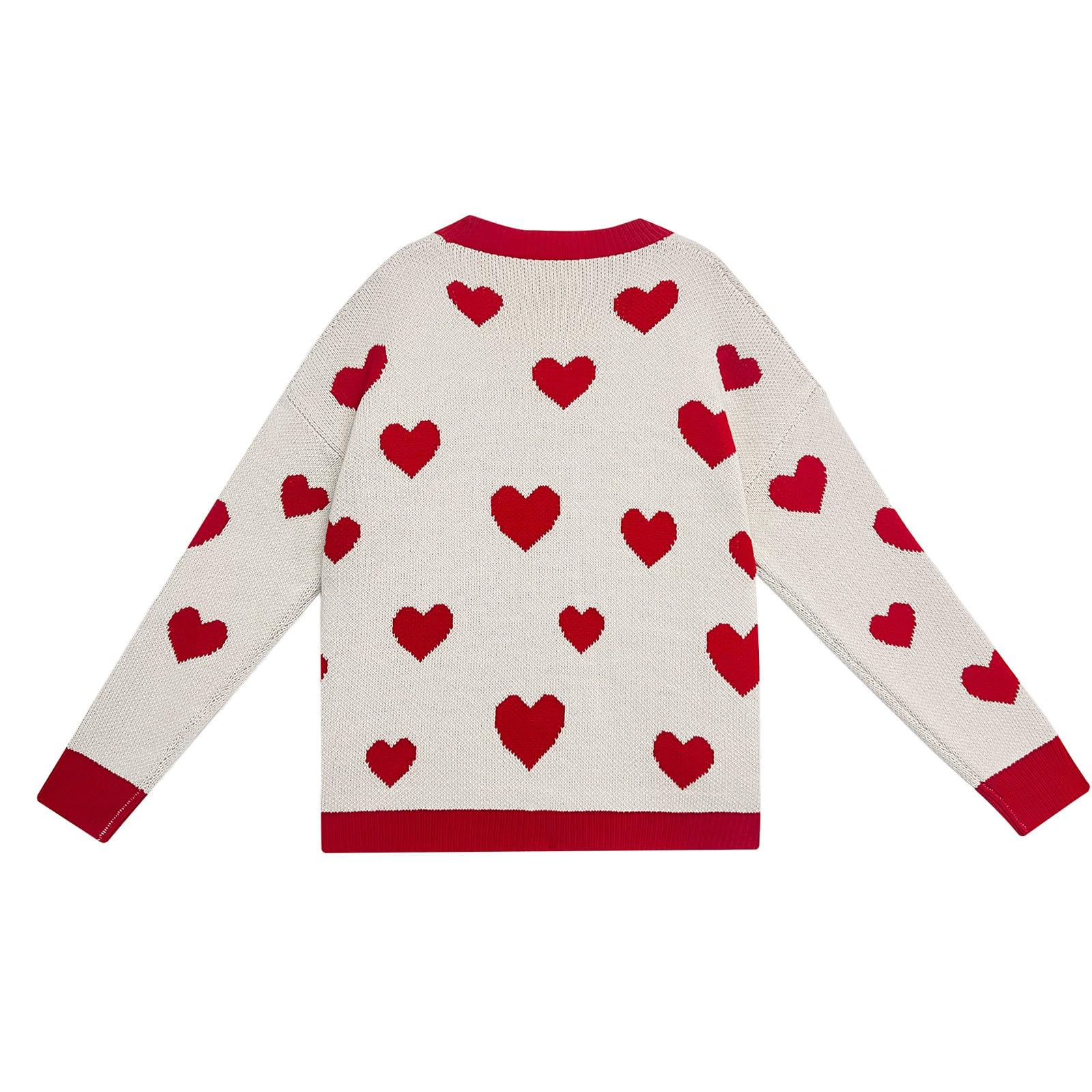 Generisch Chaqueta de punto grueso para mujer, gran tamaño, con frente abierto, cárdigan para mujer, otoño e invierno, cárdigan con botones, cuello en V, chaqueta de entretiempo, informal, cálida
