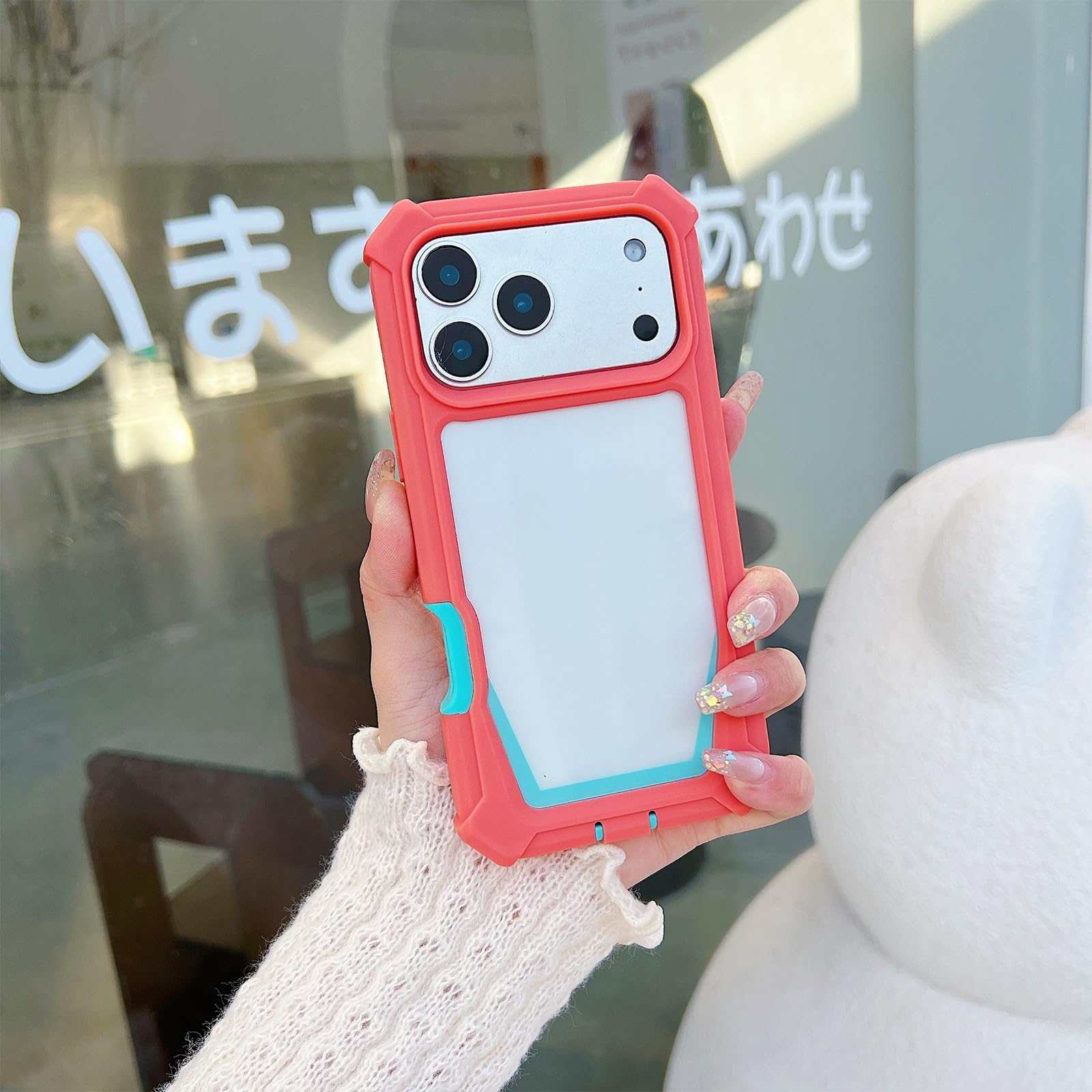 Coque iPhone 15 Pro antichoc bumper double couche rigide transparente - 8