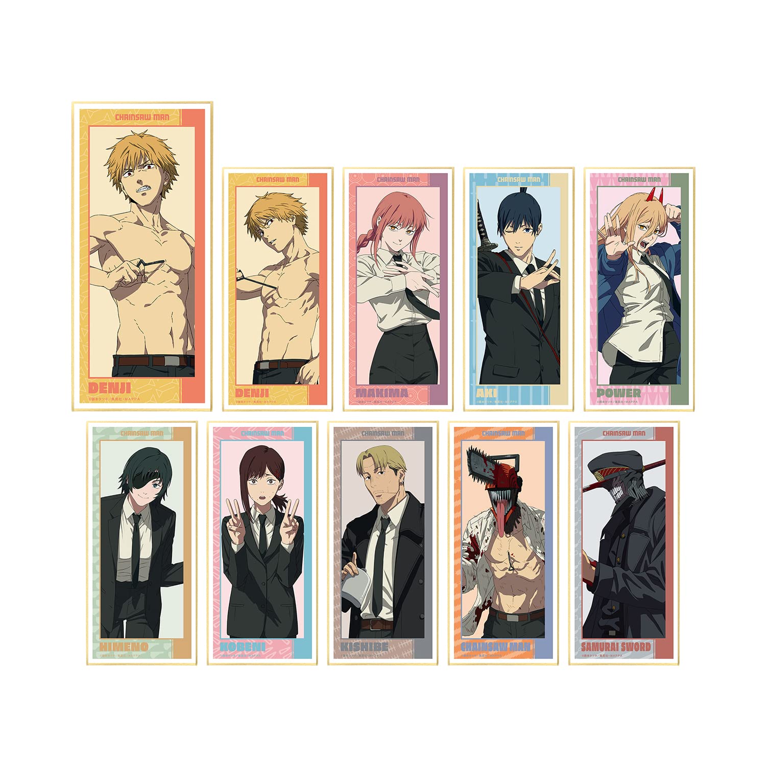 チェンソーマン 特典 色紙 4枚セット 映画 チェンソーマン 入場特典レゼ篇 ミニ色紙4枚セット｜Yahoo