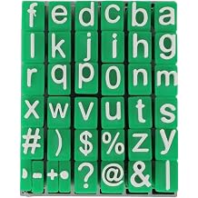 36PCS Clay Letter Stamp Set,Number Stamps for Pottery,Letter Stamps for Embossing,Durable Polymer Clay Tool Set,Small Press Stamps,Deep Alphabet Stamps,Wide Application,Convenient StorageLowercase