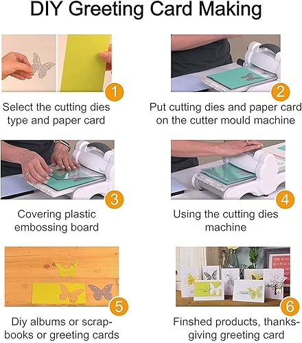 Miniatura 6 de hinana 3 piezas de gnomos de Navidad troquelados de metal, letras de árbol de árbol alegre, plantillas de corte de Papá Noel para bricolaje, álbumes