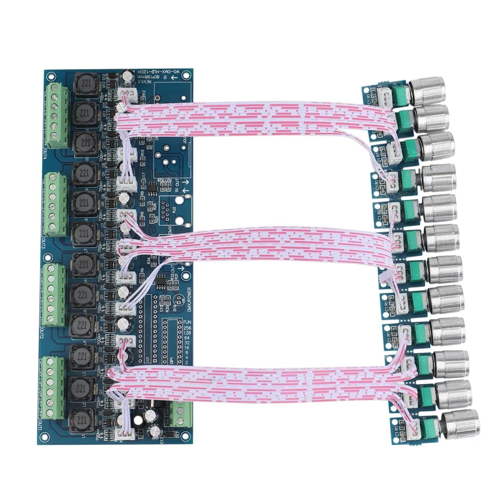 12-Channel Constant Current Controller 512 decoder dimmer for LED Light Strip WS-DIM-12CH