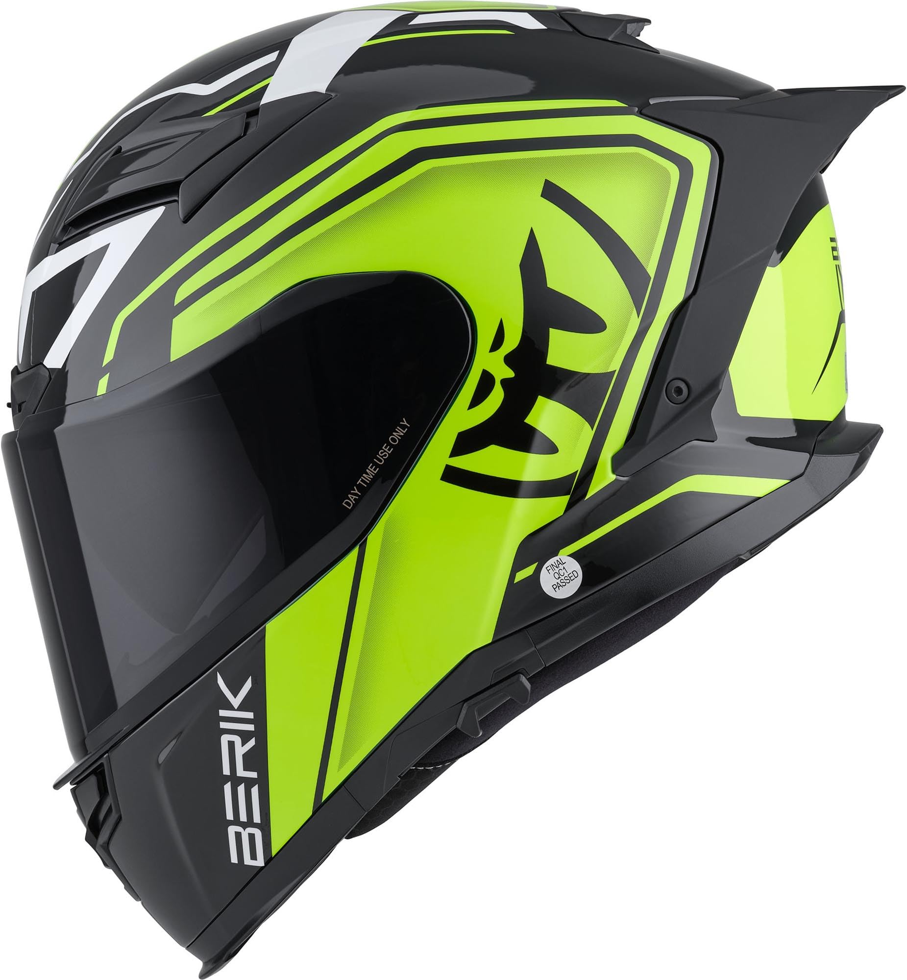 Berik FF871 Mapuro Casque, blanc/noir/gris, XS