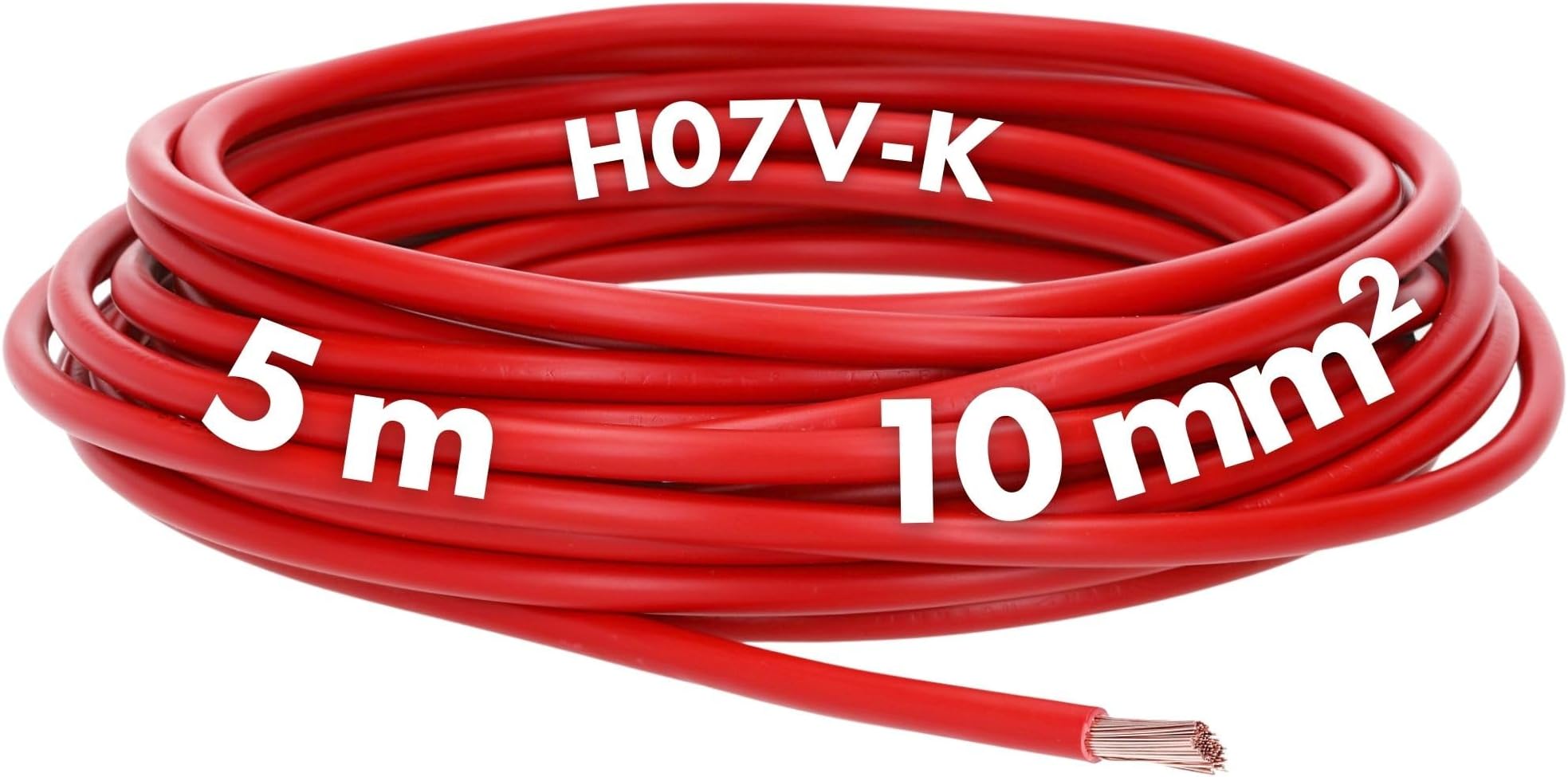 2 Meter Batteriekabel 25mm² SCHWARZ - H07V-K, 99,9% OFC Kupfer, Hochflexibel Für Auto & Wohnmobil