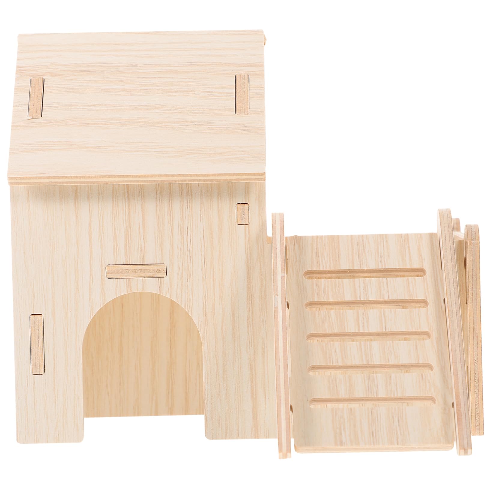 BELLIFFY 1Set Hamster House Natural Pet Hideout for Small Animals Design Safe and Comfortable Resting Space for Hamsters Gerbils and Mice Adorable Rat Hideout