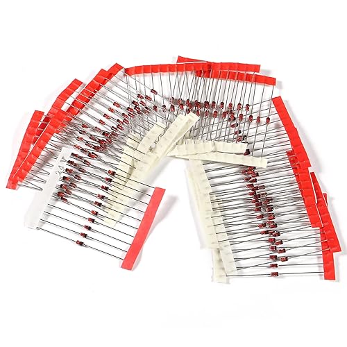 Miniatura 3 de 14 Valor 140pcs 1W Zener Diodos Surtido Kit 3.3V 3.9V 4.7V 5.1V 6.2V 6.8V 8.2V 10V 12V 15V 16V 18V 20V 24V