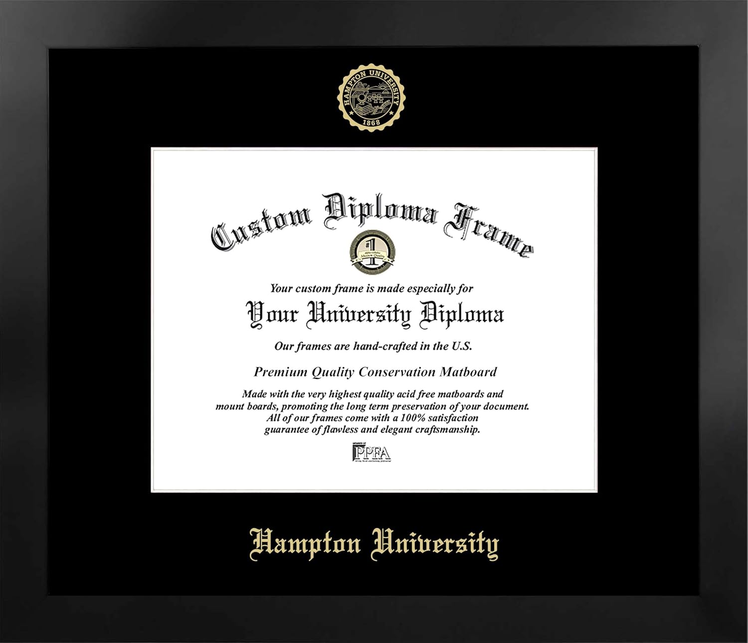 NCAA Hampton Pirates Unisex Manhattan Black, Black, One Size
