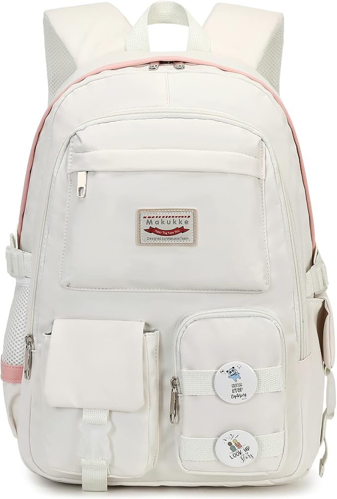 Makukke School Backpacks for Teen Girls Laptop Backpacks 15.6 Inch