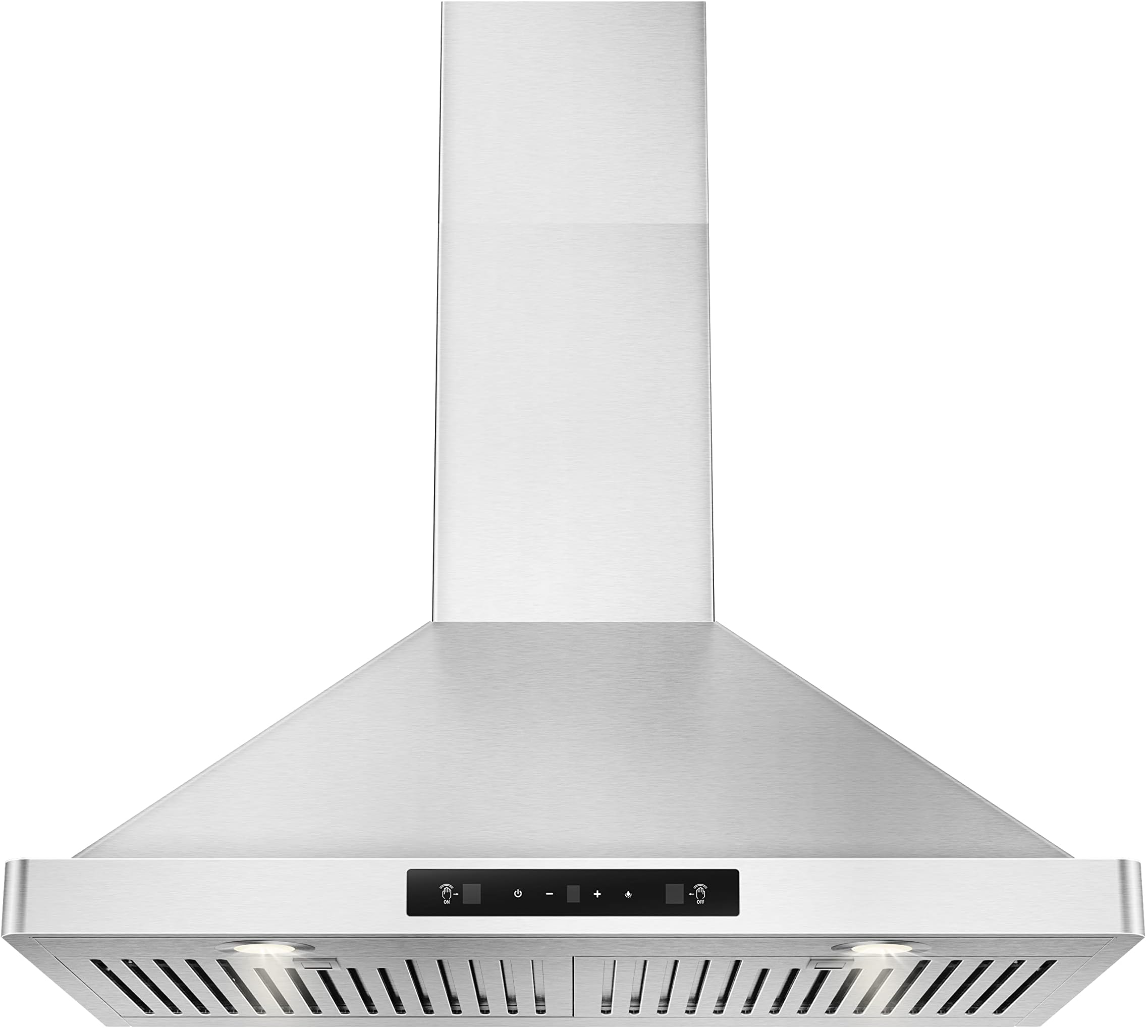 30 inch Wall Mount Range Hood 800CFM, with DC Motor, Stainless Steel