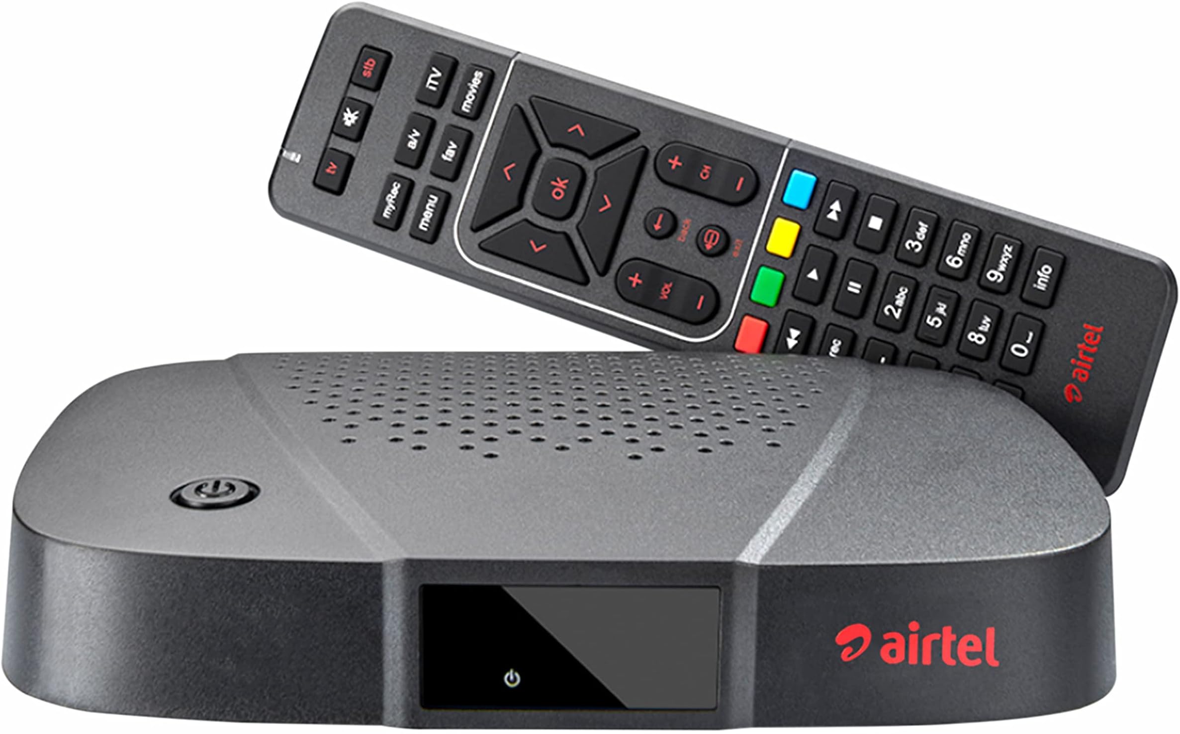 Airtel DTH Only HD Set Top Box I 1 Month Mega HD Pack Subscription I Free Standard Installation |No Dish Antenna