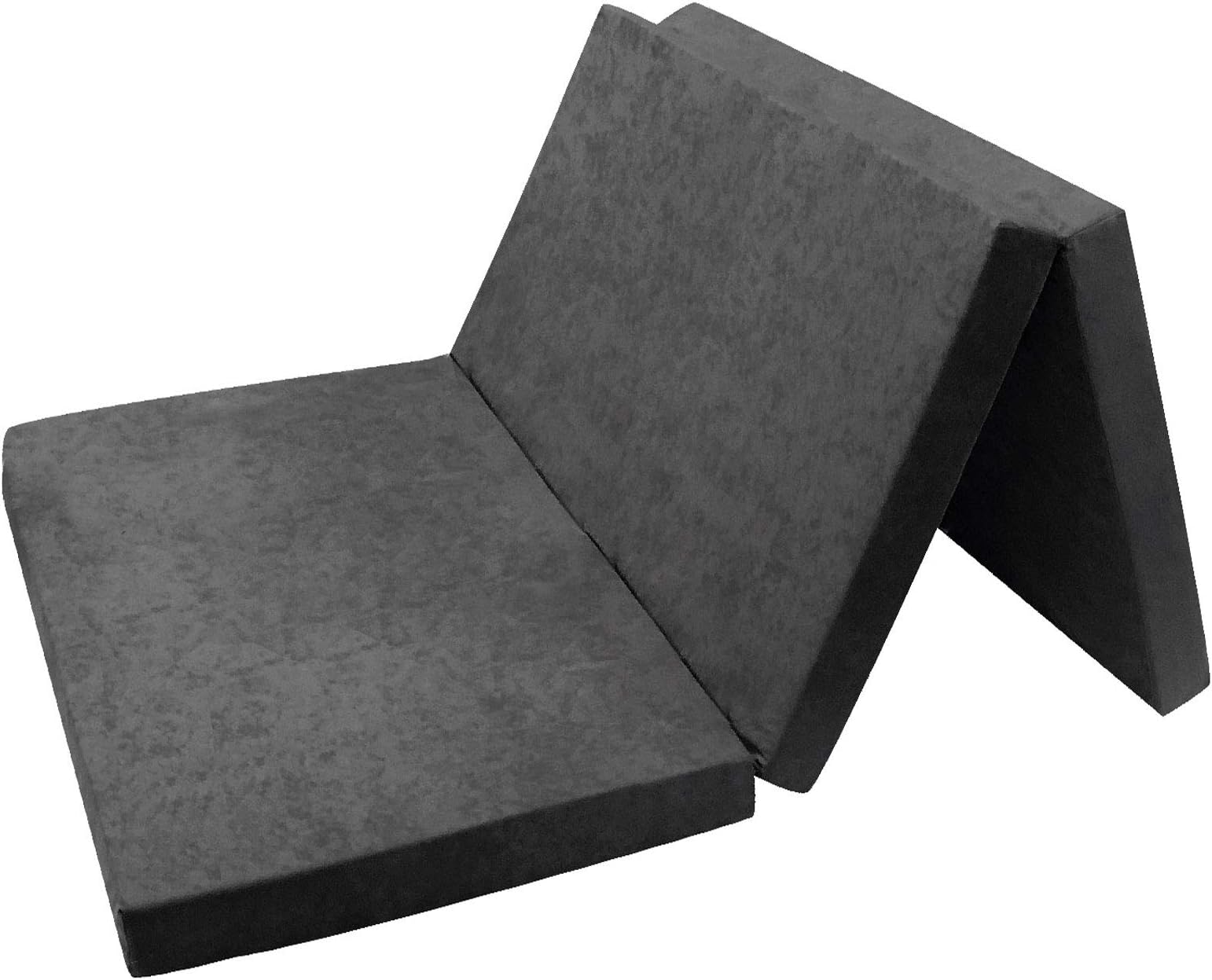 Guest Bed/Folding Bed 195cm x 80cm x 9cm. Futon, pouf. Colour: Grey