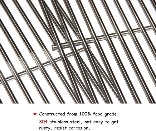 Miniatura 6 de LS'BABQ Stainless Steel Cooking Grid Replacement for Weber Spirit 300 Series, Genesis Silver BC, Gold BC, Genesis 1000-3500,Genesis Platinum B &