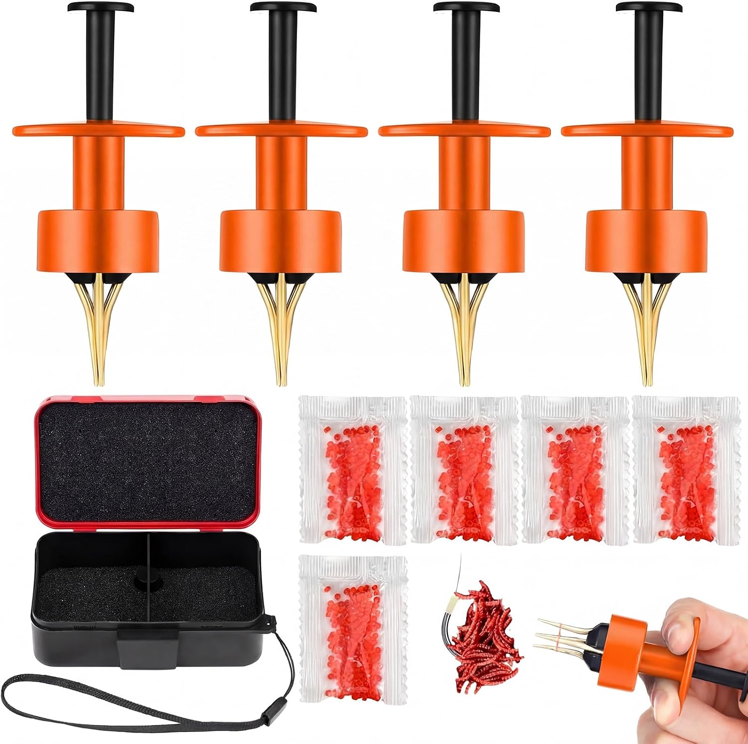 Jingmore 1005 Pcs Fishing Terminal Tackle Set