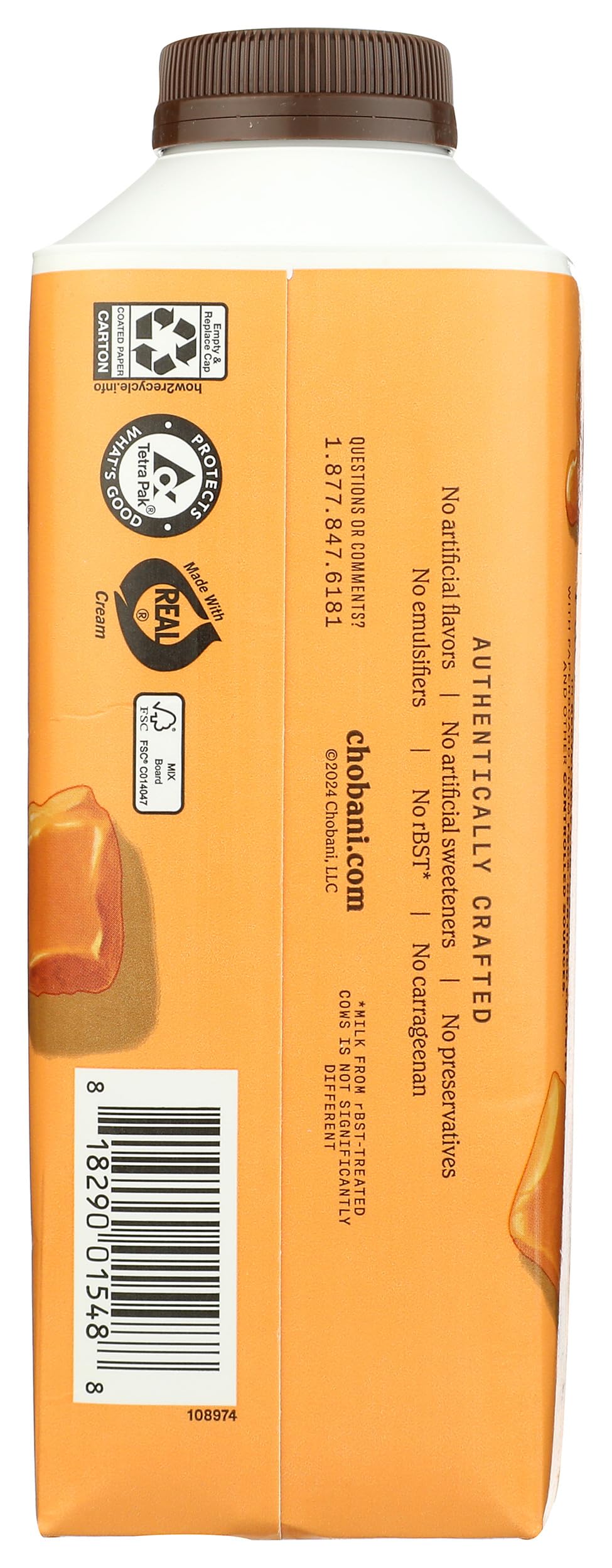 Chobani Caramel Macchiato Creamer 24 Fz — view 5