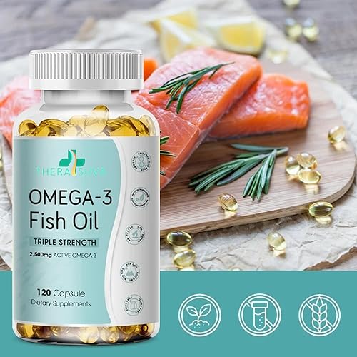 Miniatura 3 de Aceite de pescado omega-3 salvaje de Alaska de triple fuerza, 3600 mg + 2500 mg de omega-3 + 1,300 mg de EPA + 1,200 mg de DHA, suplemento para la