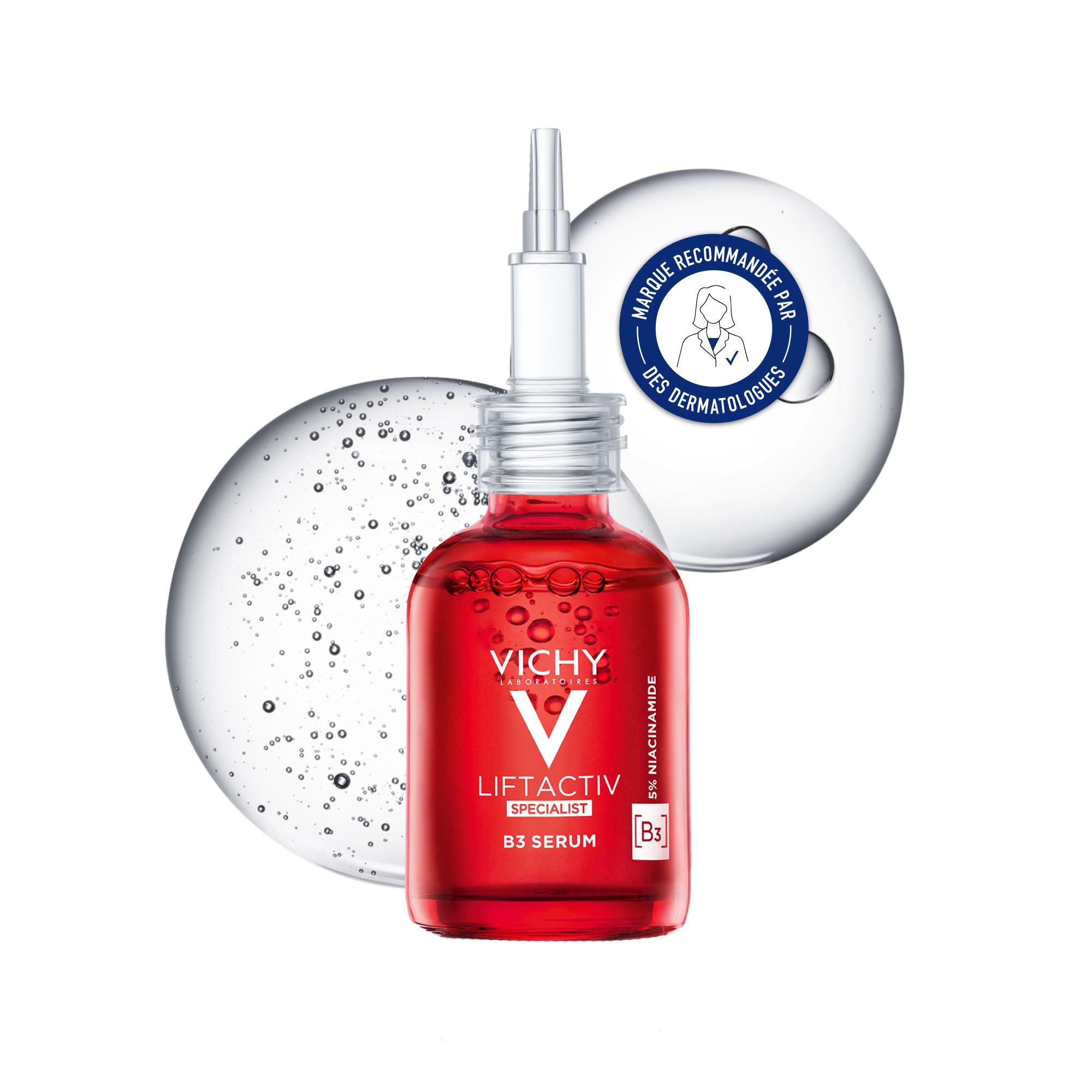 VICHY Liftactiv Pigment B3 & Capital Soleil UV-Age Daily, Sérum Anti-Taches Brunes 30ml & Fluide Solaire SPF50+ 40ml, Melasyl + Niacinamide, Routine Anti-Taches & Anti-Age, Lot de 2