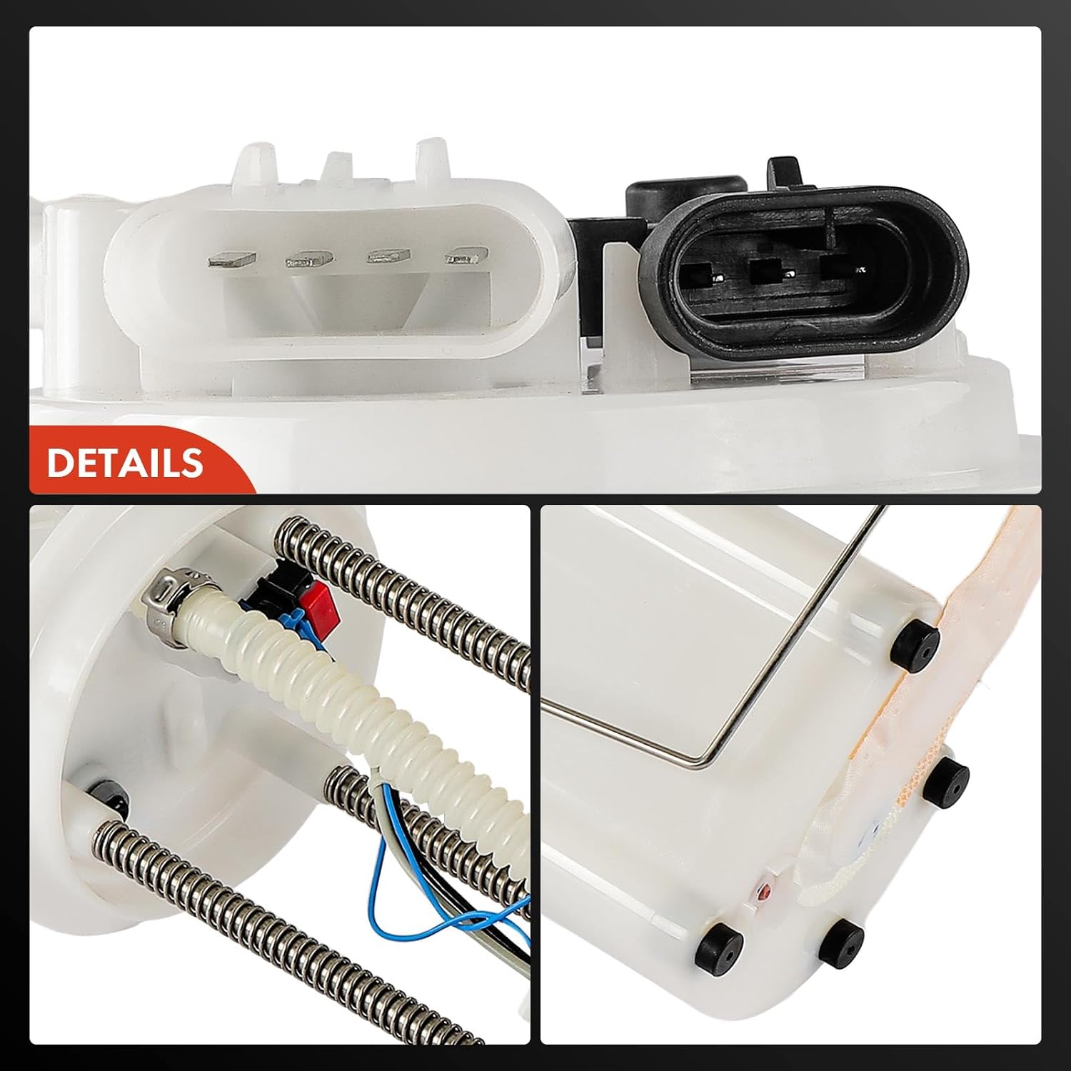 A-Premium Electric Fuel Pump Module Assembly with Pressure Sensor Compatible with Chevrolet Express 3500 1998-2000 & GMC Savana 3500 1998-2000, V8 5.7L 7.4L, Replace# 19177223, 25317746